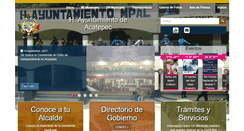 Desktop Screenshot of acatepec.guerrero.gob.mx