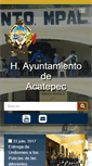 Mobile Screenshot of acatepec.guerrero.gob.mx